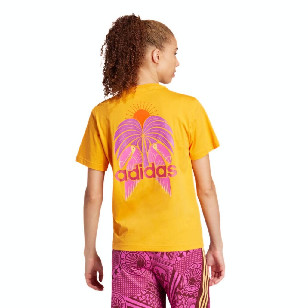 Adidas x Farm Rio T-Shirt Graphic - Bright Orange - immagine 4