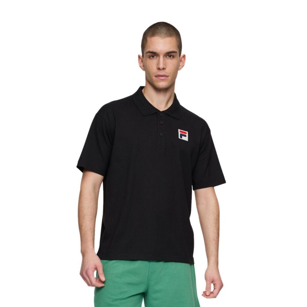 Fila BURFORD Polo Oversize - Black