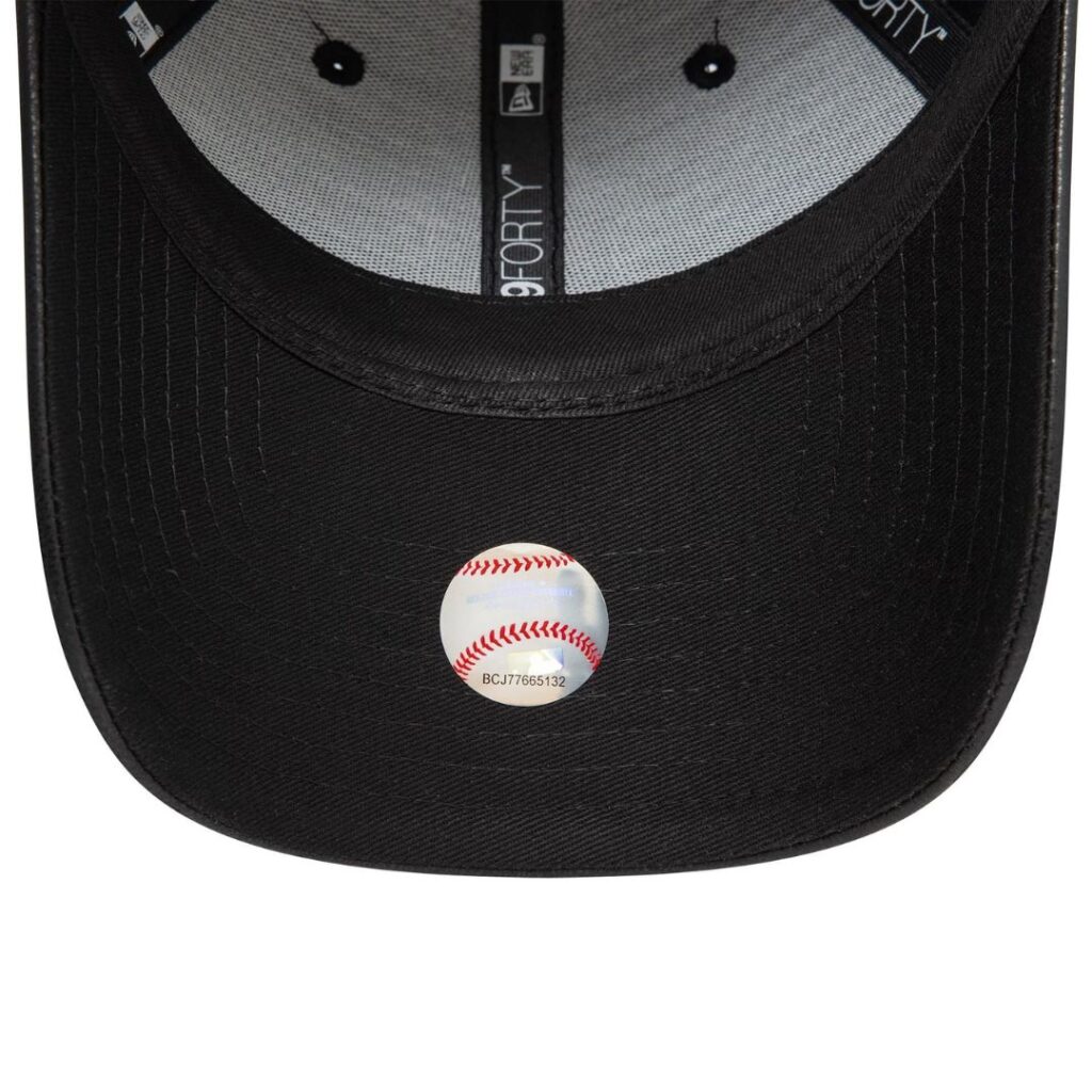 New Era Cappello New York Yankees PU Visor - Black - immagine 4
