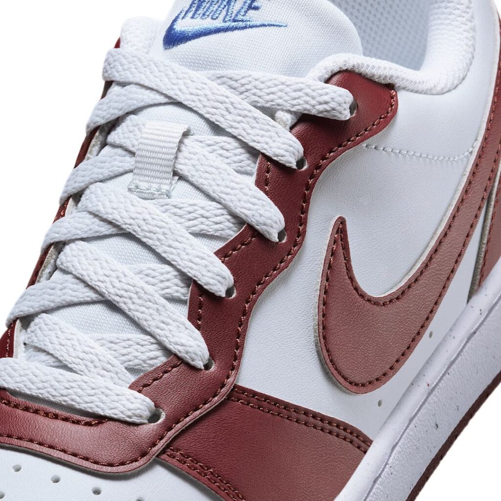 Nike Court Borough Low Recraft (gs) - Platinum/Blue/Dark Team Red - immagine 4