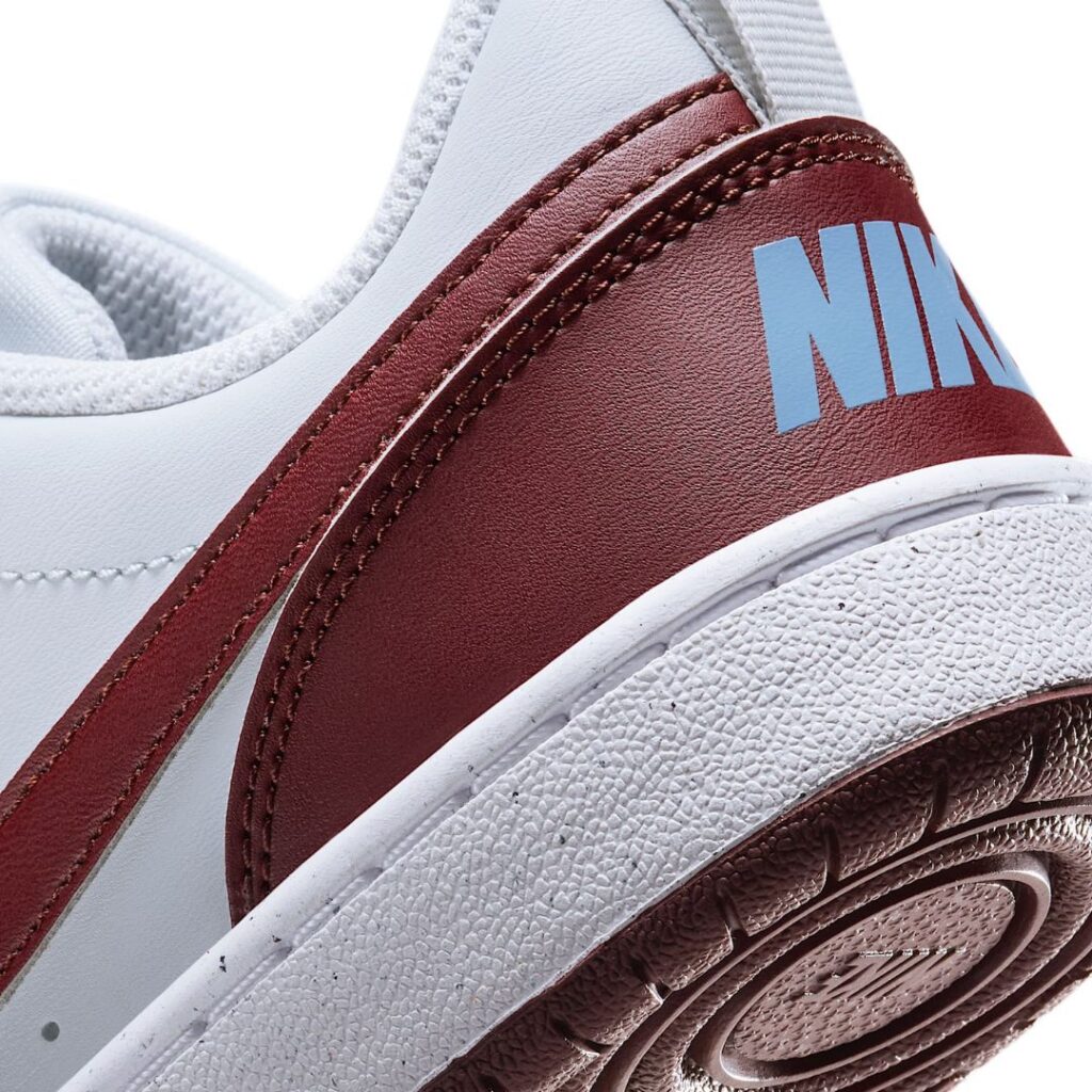 Nike Court Borough Low Recraft (gs) - Platinum/Blue/Dark Team Red - immagine 5