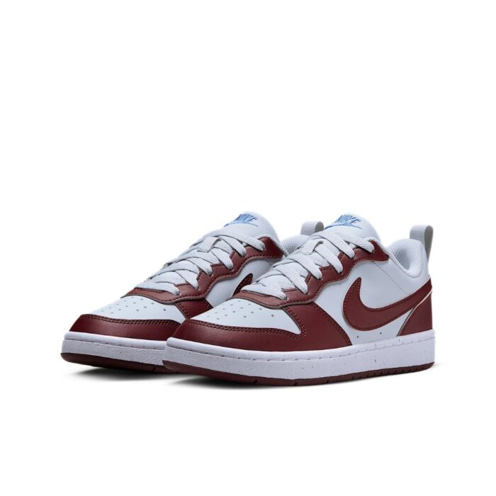 Nike Court Borough Low Recraft (gs) - Platinum/Blue/Dark Team Red