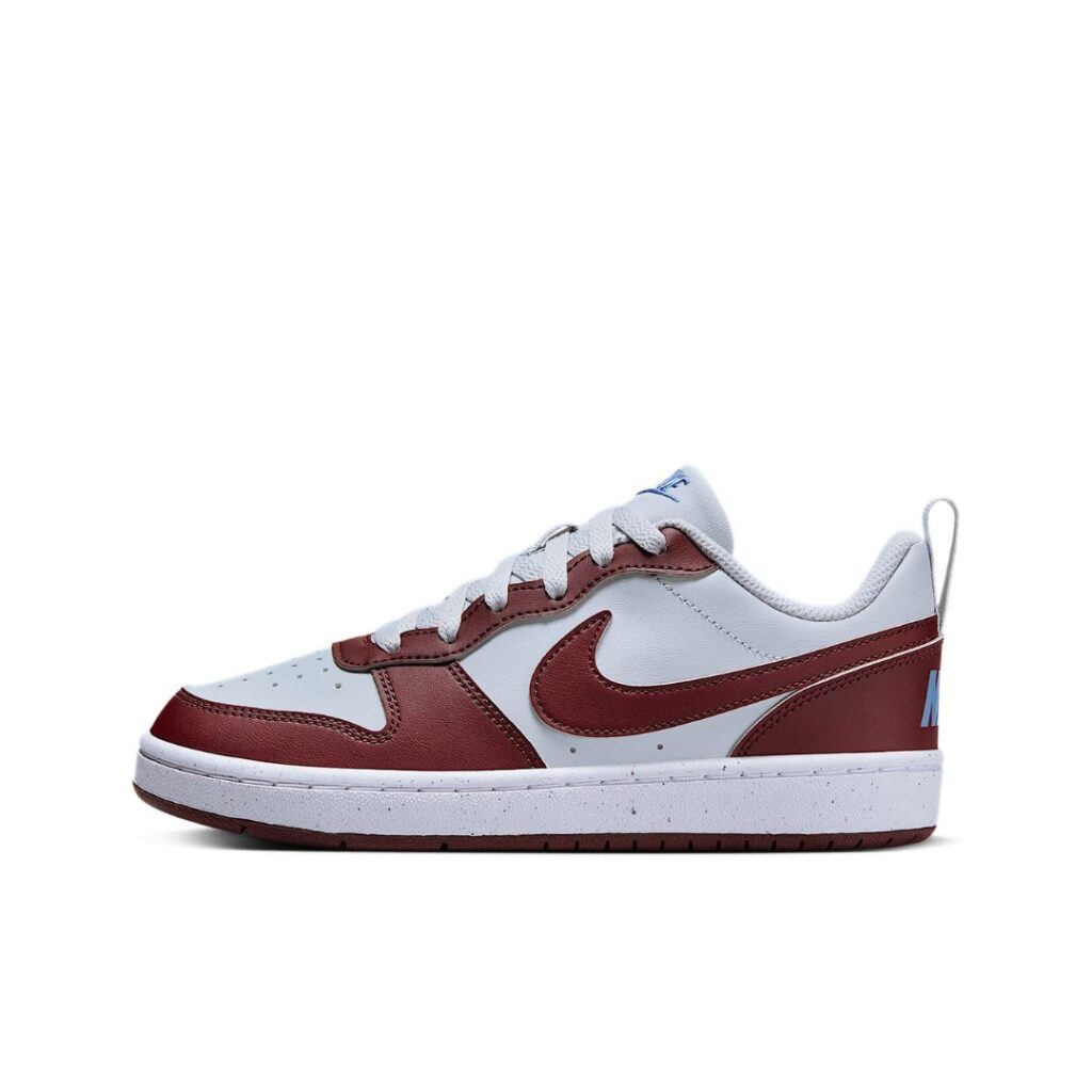 Nike Court Borough Low Recraft (gs) - Platinum/Blue/Dark Team Red - immagine 2