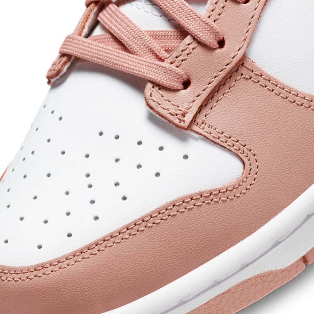 Nike Dunk Low - White/Rose Whisper - immagine 4