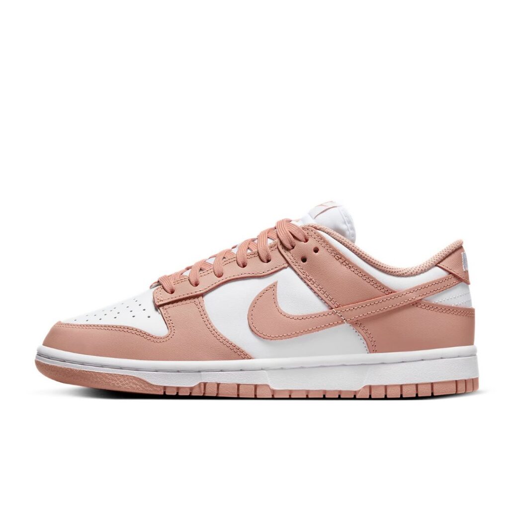 Nike Dunk Low - White/Rose Whisper - immagine 2
