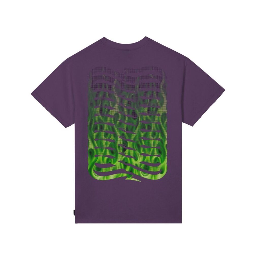 Propaganda T-Shirt Ribs Flame - Purple - immagine 2