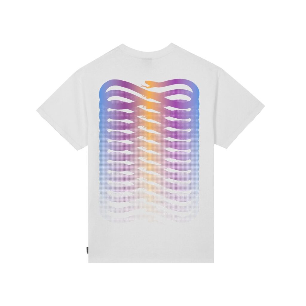 Propaganda T-Shirt Ribs Gradient - White - immagine 2