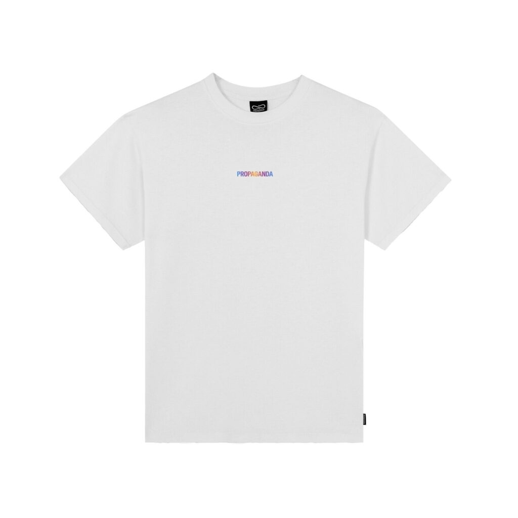 Propaganda T-Shirt Ribs Gradient - White