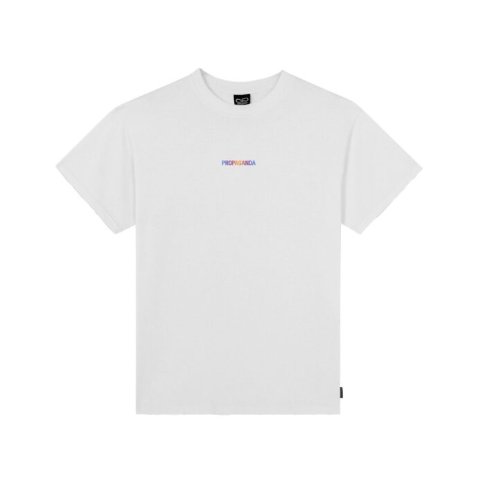 Propaganda T-Shirt Ribs Gradient - White