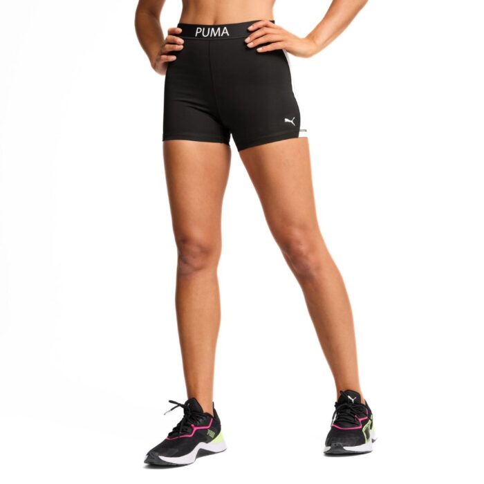 Puma STRONG High-Waisted 4" Short Tights - Black