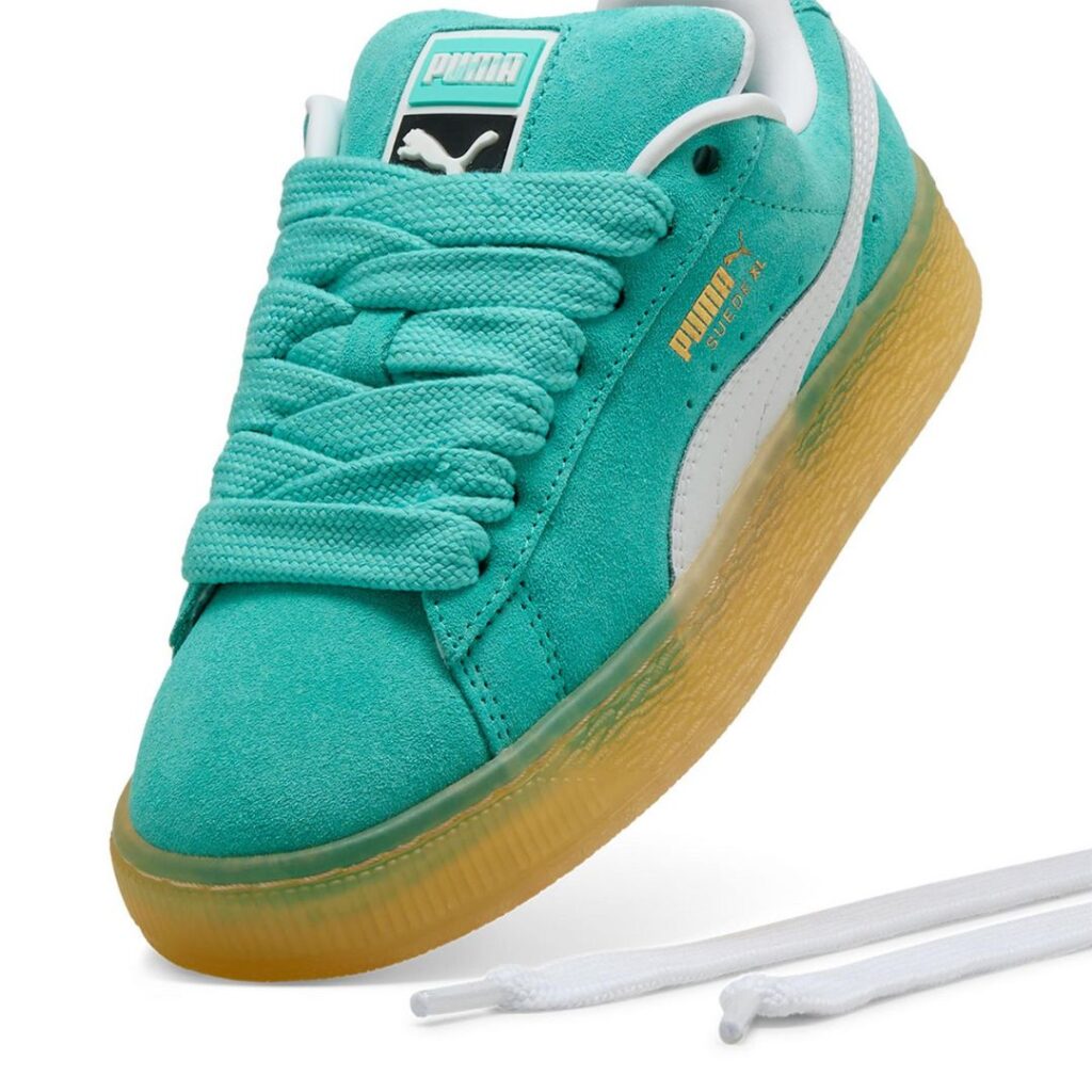 Puma Suede XL J - Acquatic/White - immagine 3