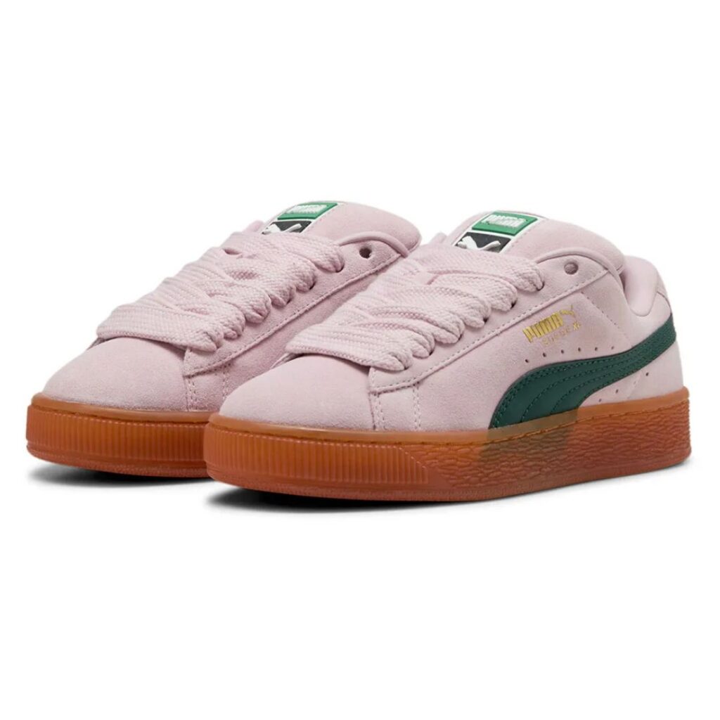 Puma Suede XL J -  Light Pink Green