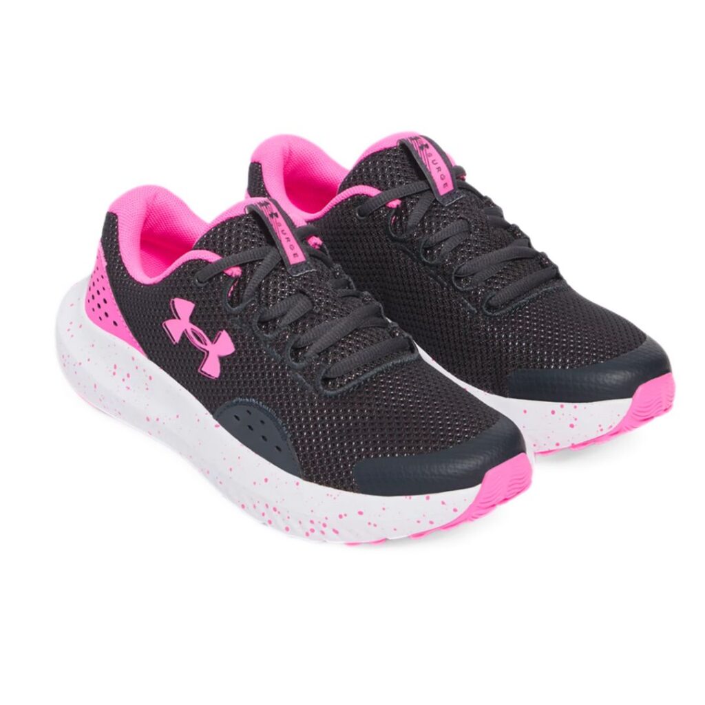 Under Armour Grade School Surge 4 J - Anthracite/Aero Pink