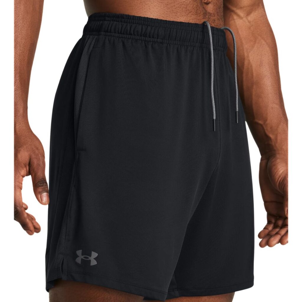 Under Armour Shorts Tech™ Vent 7″- Black/Castlerock - immagine 2