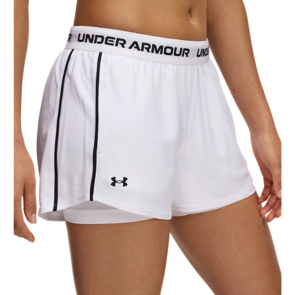 Under armour Shorts Tech™ Play Up 2 in 1 - White/Black - immagine 3