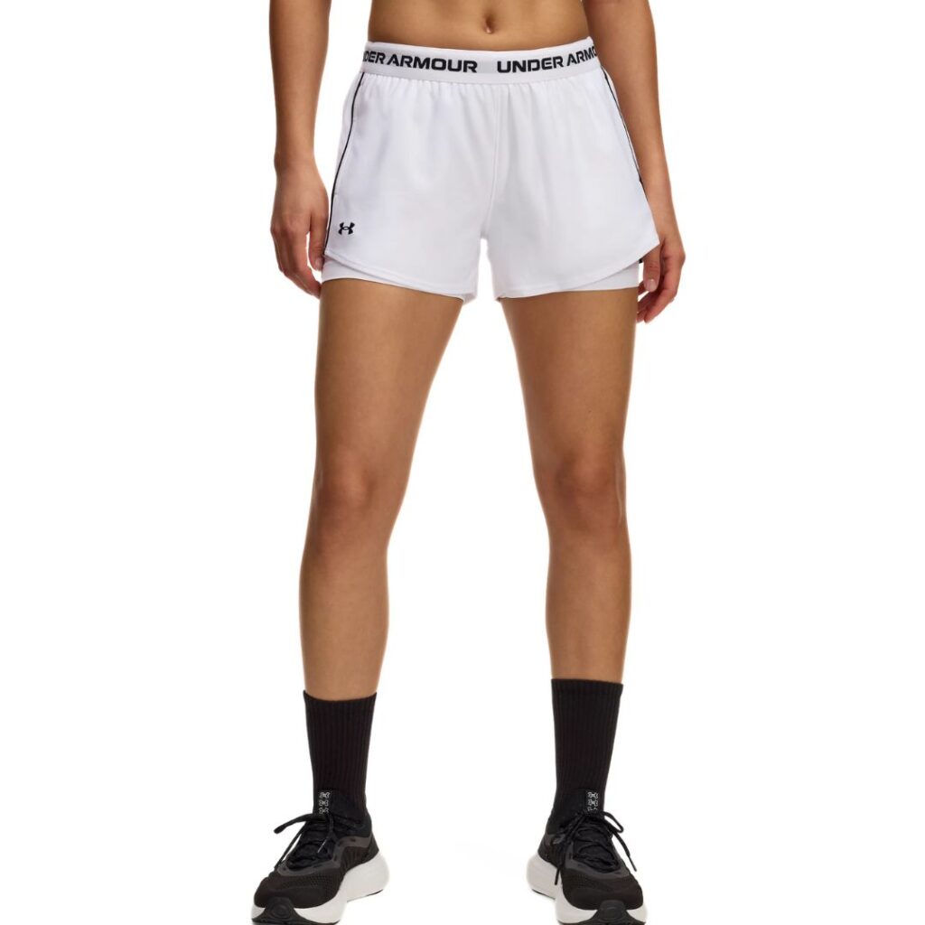 Under armour Shorts Tech™ Play Up 2 in 1 - White/Black