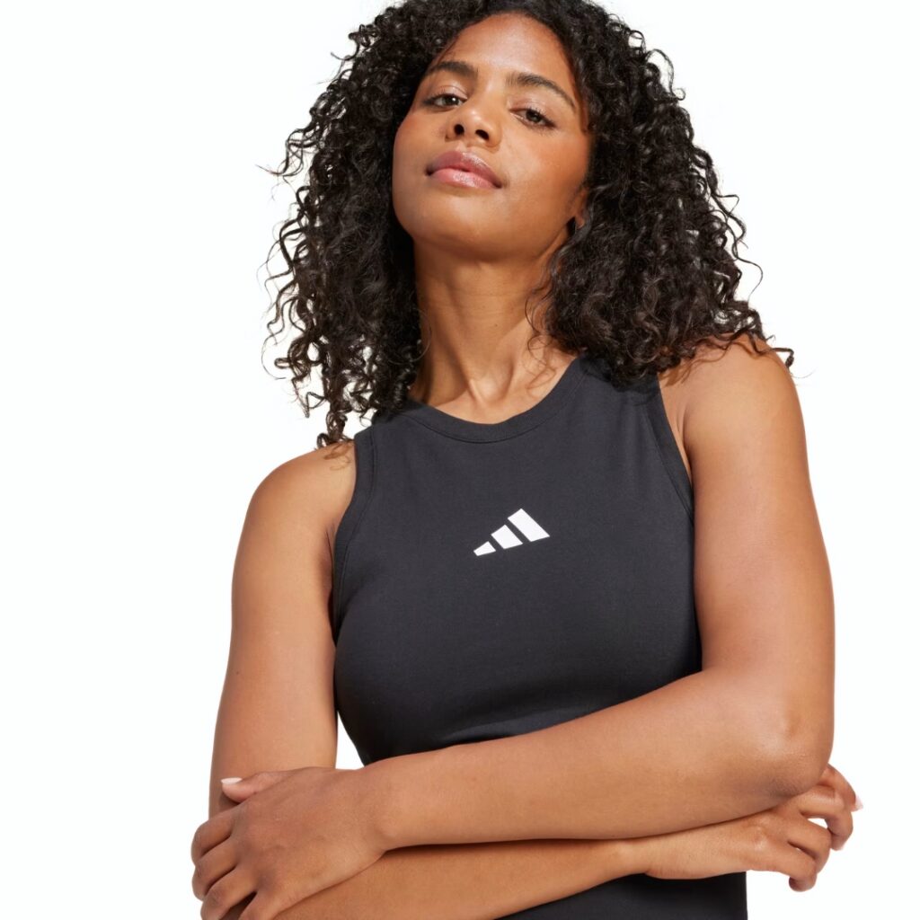 Adidas Abito Small Logo Future Icons - Black - immagine 3