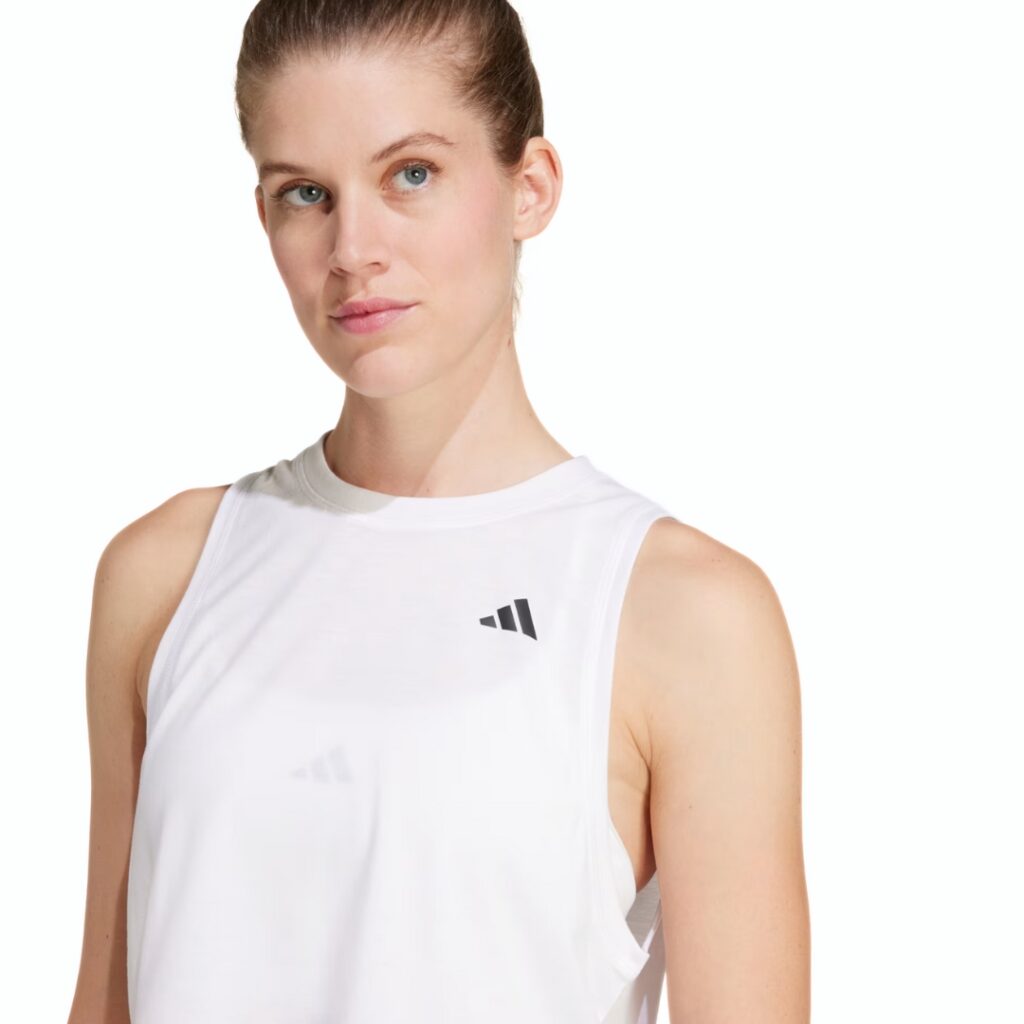 Adidas Canotta Da Allenamento Essentials - White - immagine 2