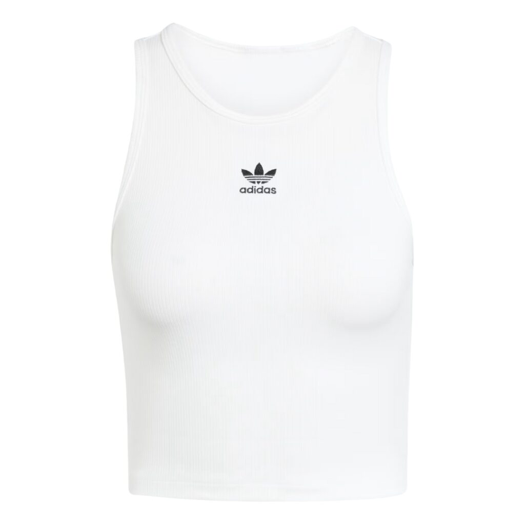 Adidas Canotta Essentials Ribbed - White - immagine 6
