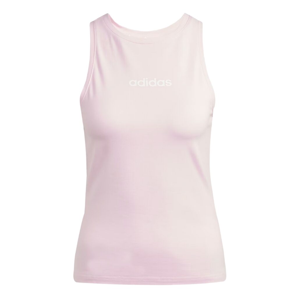 Adidas Canotta Linear Logo - Clear Pink - immagine 6