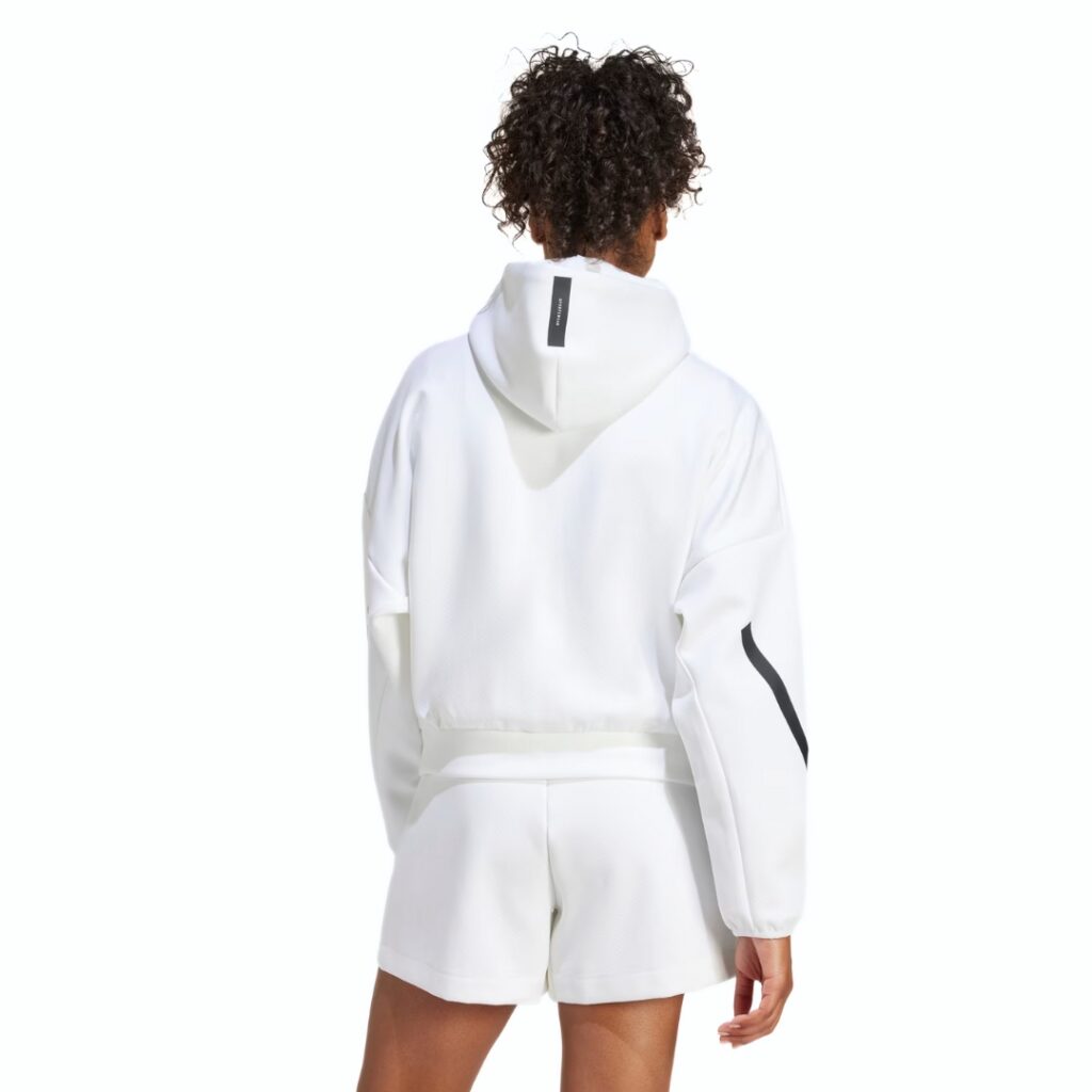 Adidas Felpa Z.N.E. Full-Zip - White - immagine 2
