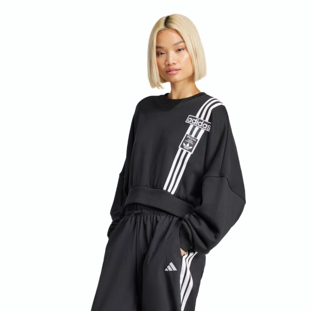 Adidas Felpa adibreak Cropped - Black