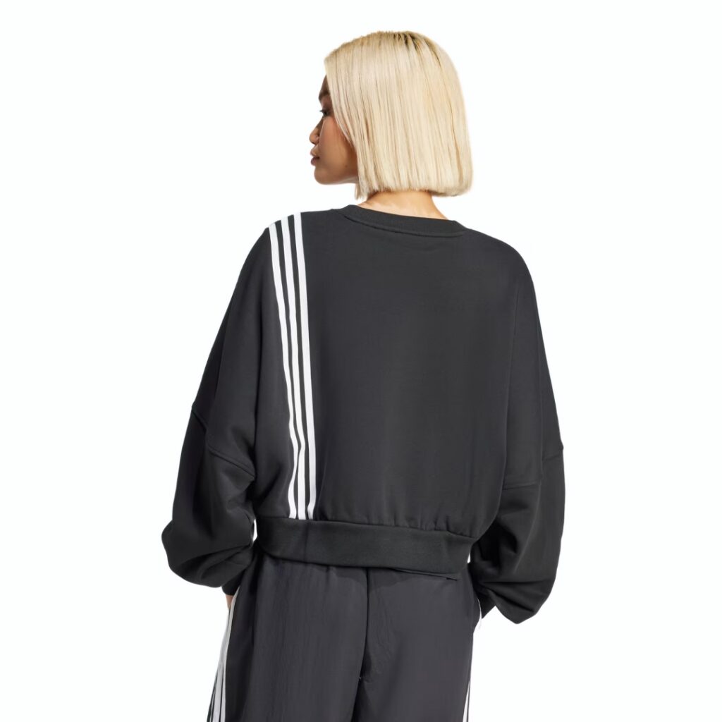 Adidas Felpa adibreak Cropped - Black - immagine 2