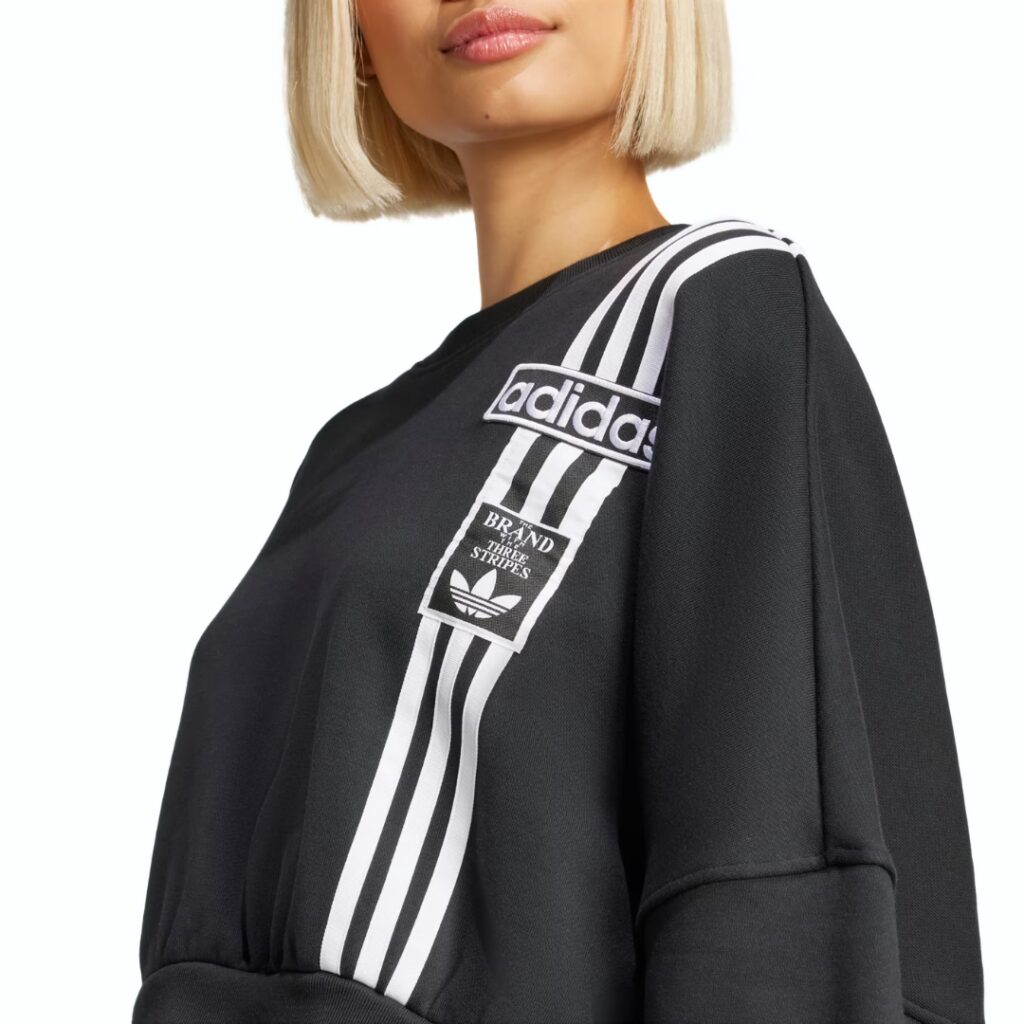Adidas Felpa adibreak Cropped - Black - immagine 3