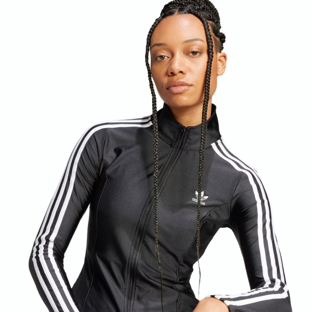 Adidas Giacca Adicolor 3-Stripes Slim - Black - immagine 2