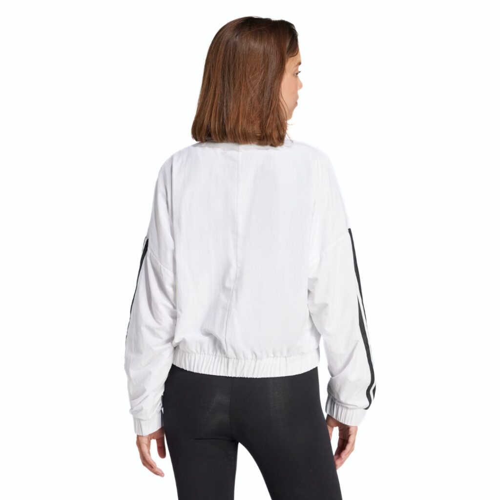 Adidas Giacca Bomber Woven 3-Stripes - White/Black - immagine 3