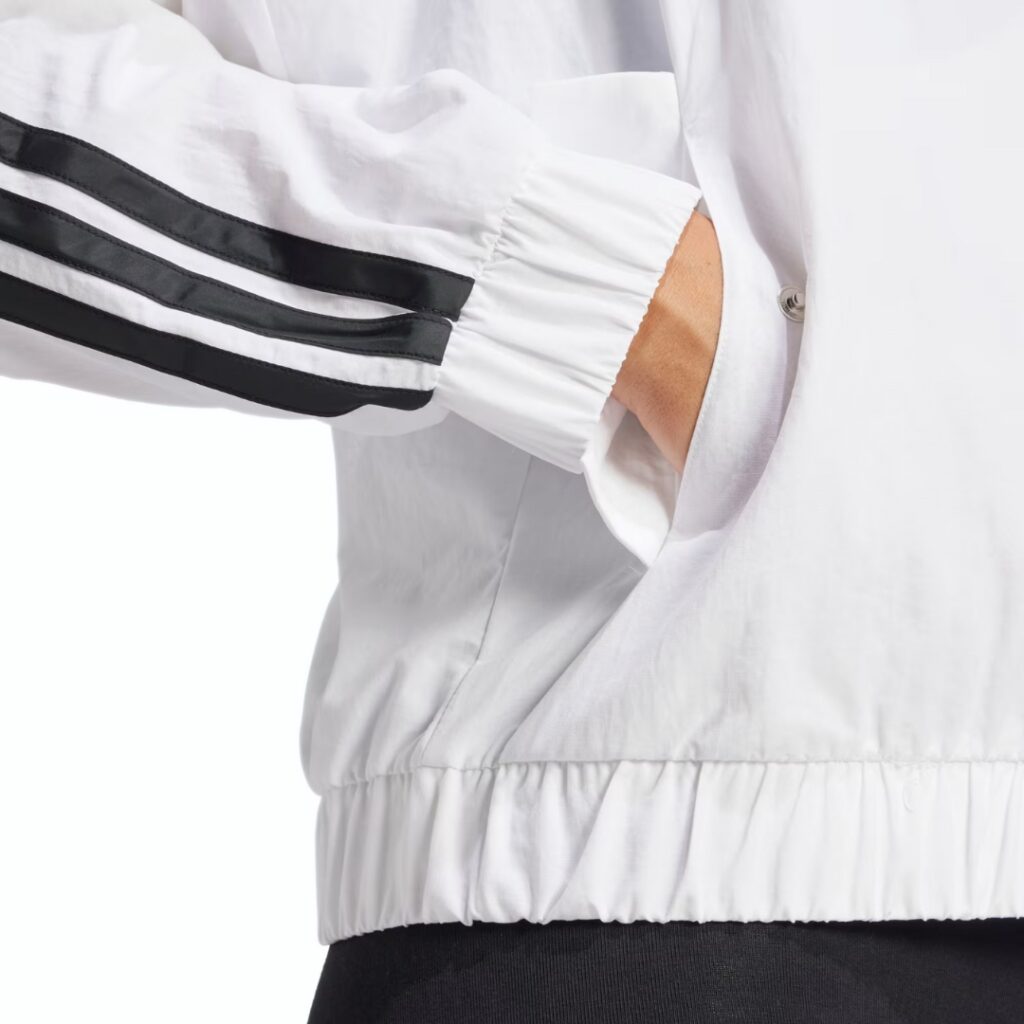 Adidas Giacca Bomber Woven 3-Stripes - White/Black - immagine 4