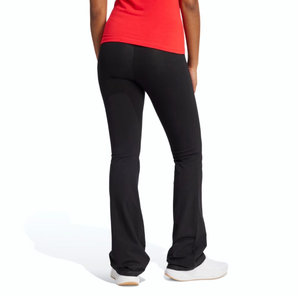 Adidas Leggings Essentials Small Logo Flared - Black - immagine 4