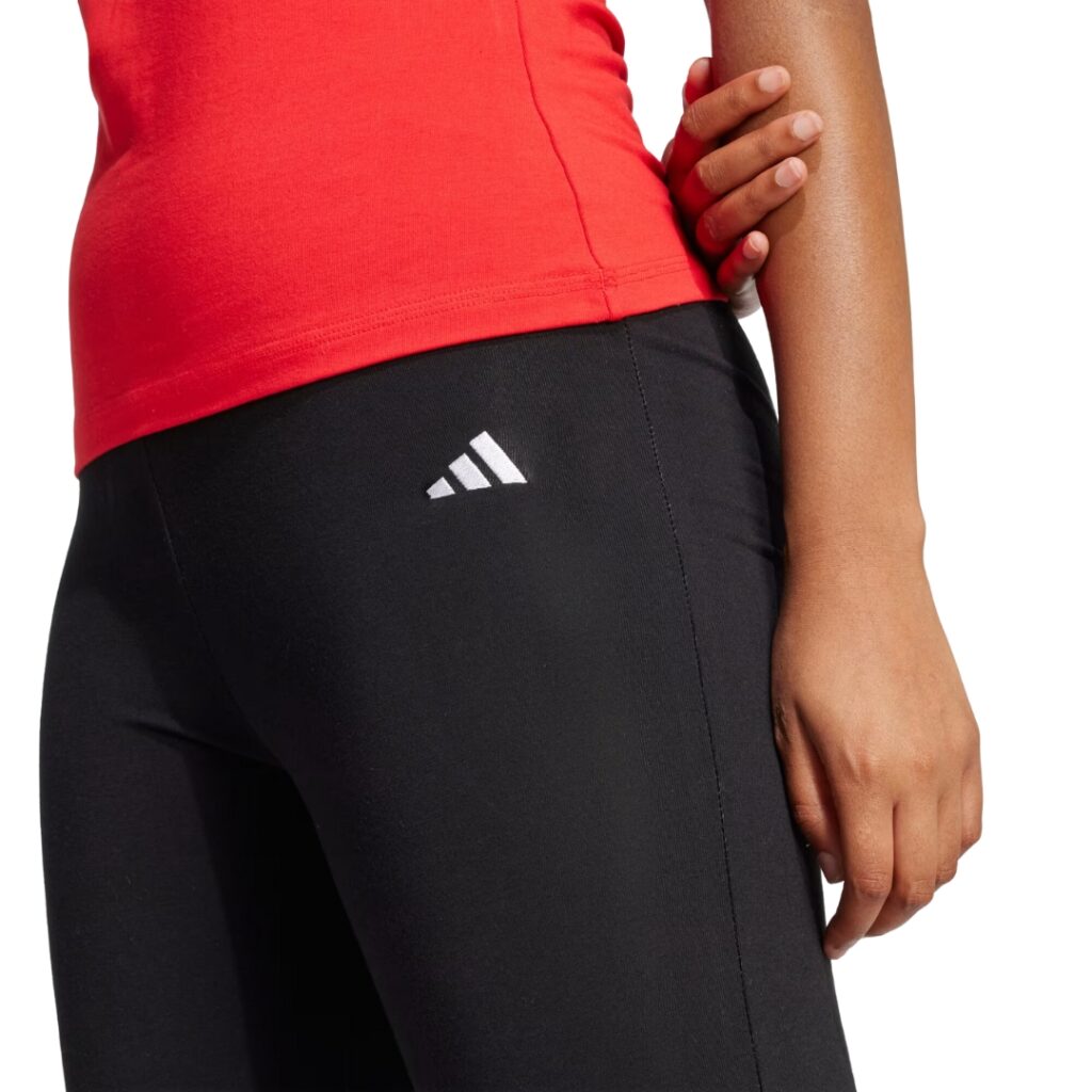 Adidas Leggings Essentials Small Logo Flared - Black - immagine 3