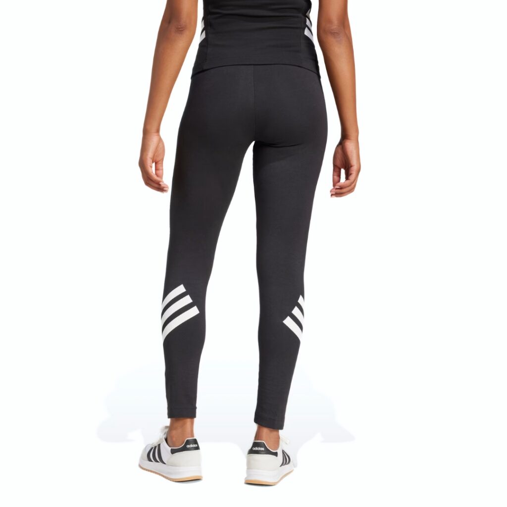 Adidas Leggings Future Icons 3-Stripes - Black/White - immagine 2