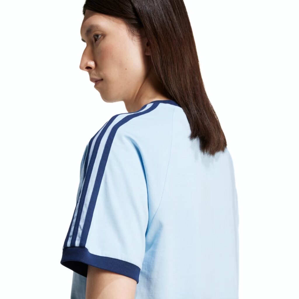 Adidas T-Shirt Adicolor Classics 3-Stripes - Clear Sky - immagine 4