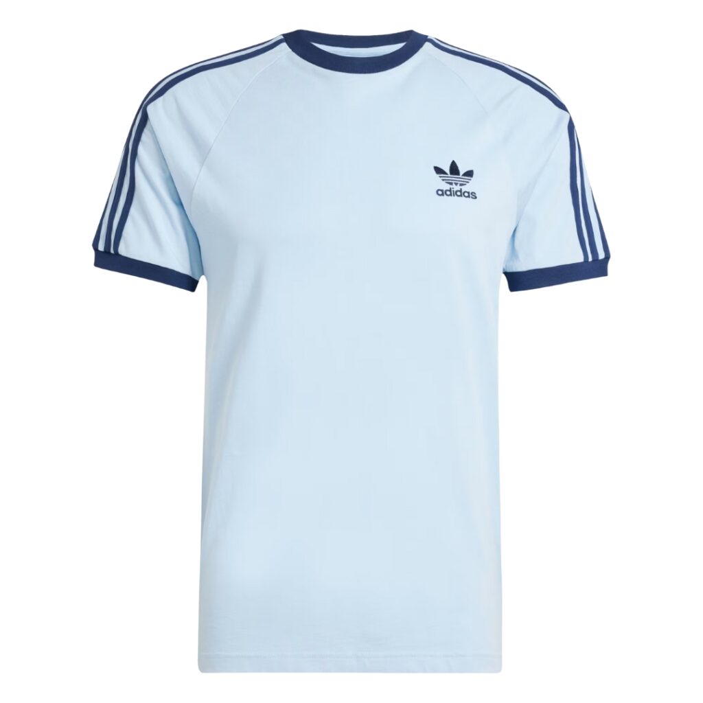Adidas T-Shirt Adicolor Classics 3-Stripes - Clear Sky - immagine 6