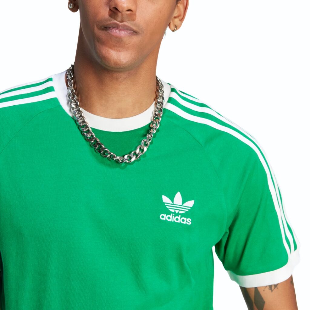 Adidas T-Shirt Adicolor Classics 3-Stripes - Green - immagine 2