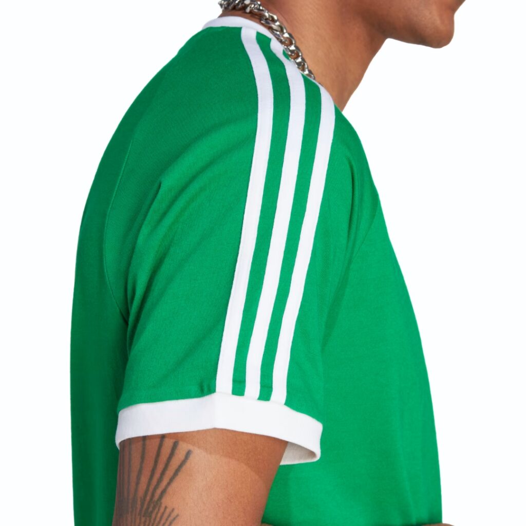 Adidas T-Shirt Adicolor Classics 3-Stripes - Green - immagine 4