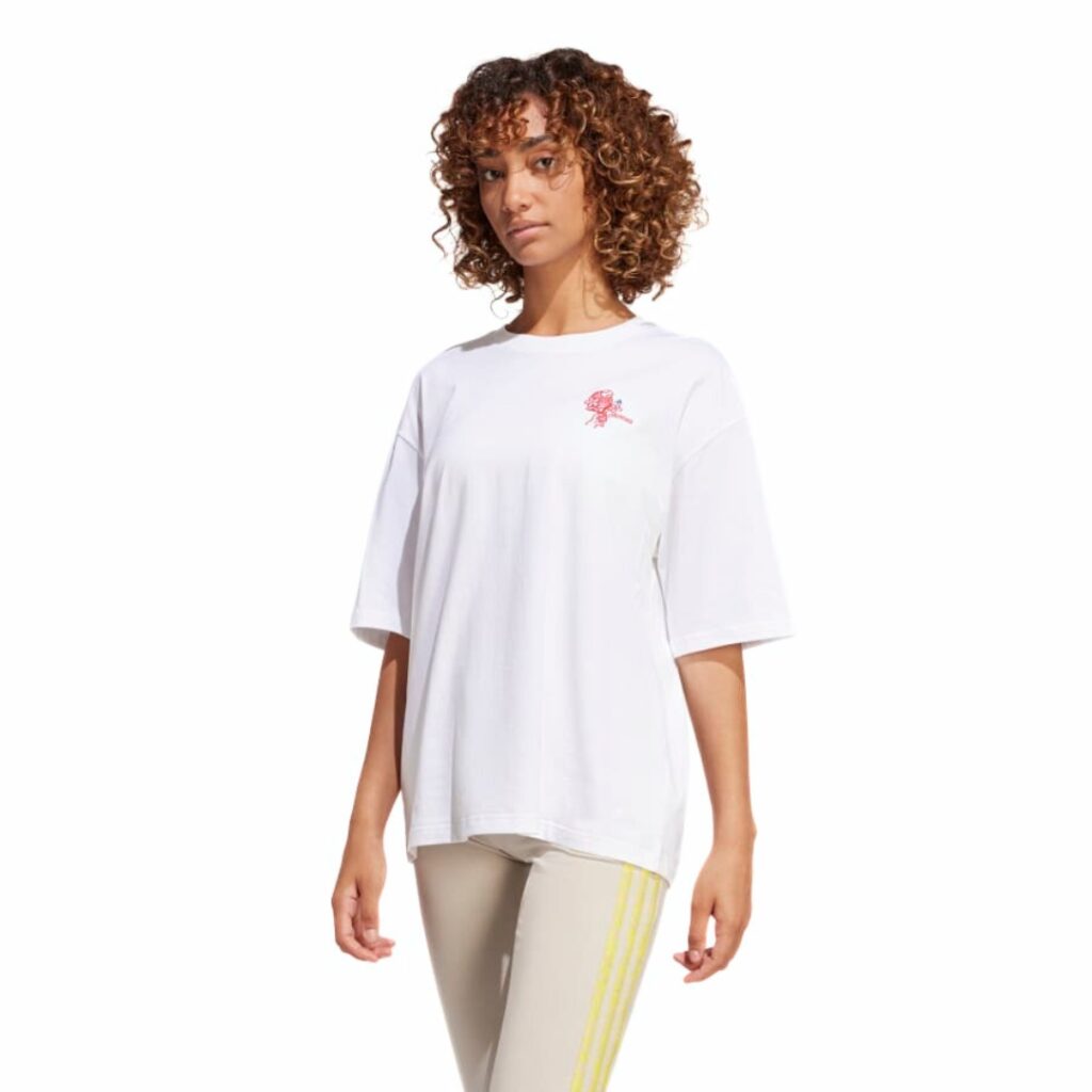 Adidas T-Shirt Codes Photoreal Graphic - White/Red