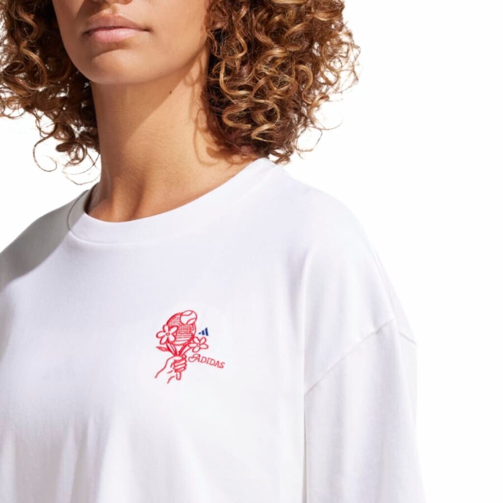 Adidas T-Shirt Codes Photoreal Graphic - White/Red - immagine 2