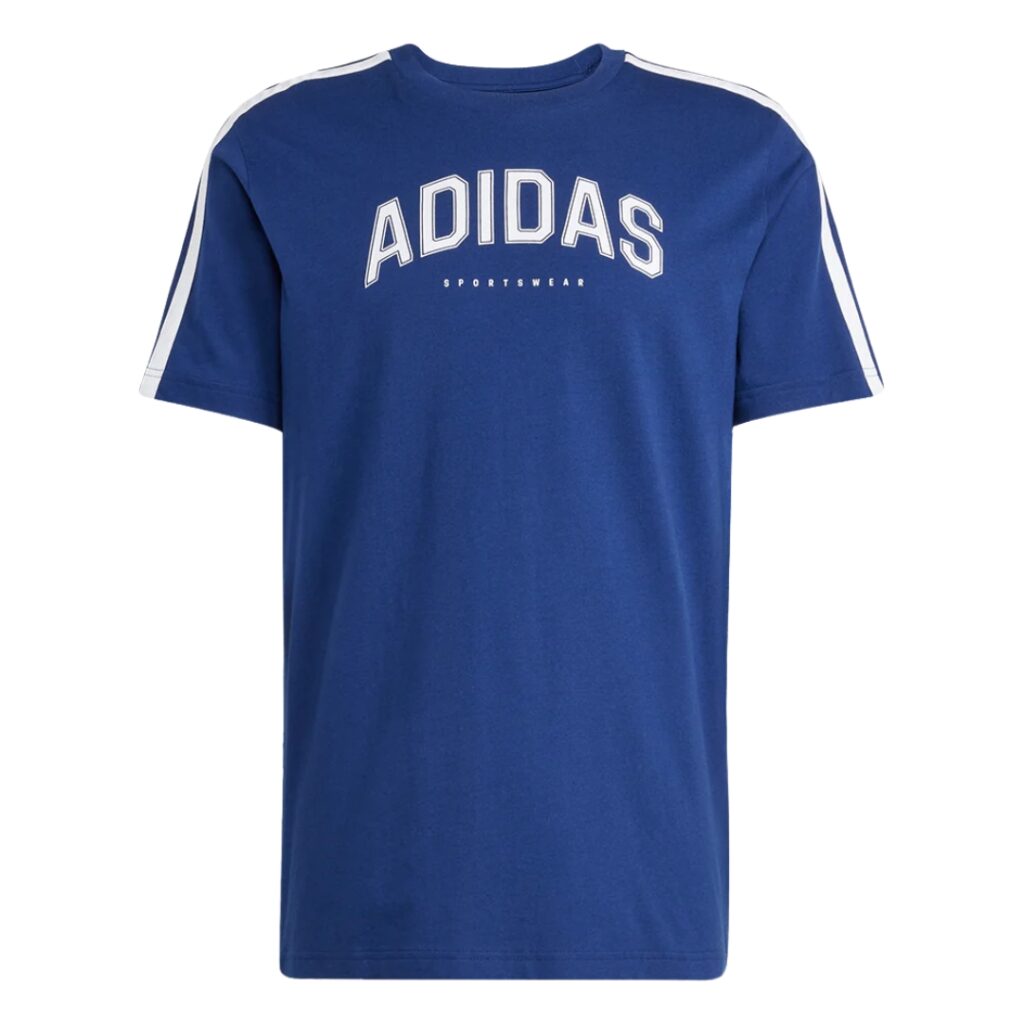 Adidas T-Shirt Collegiate Graphic - Dark Blue - immagine 4