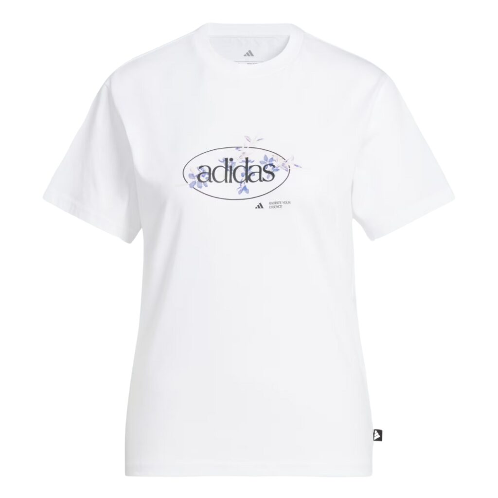 Adidas T-Shirt Floral - White - immagine 5