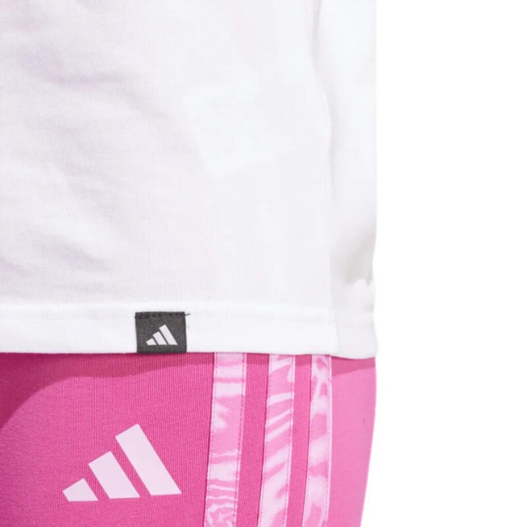 Adidas T-Shirt Linear Logo Camo - White - immagine 4