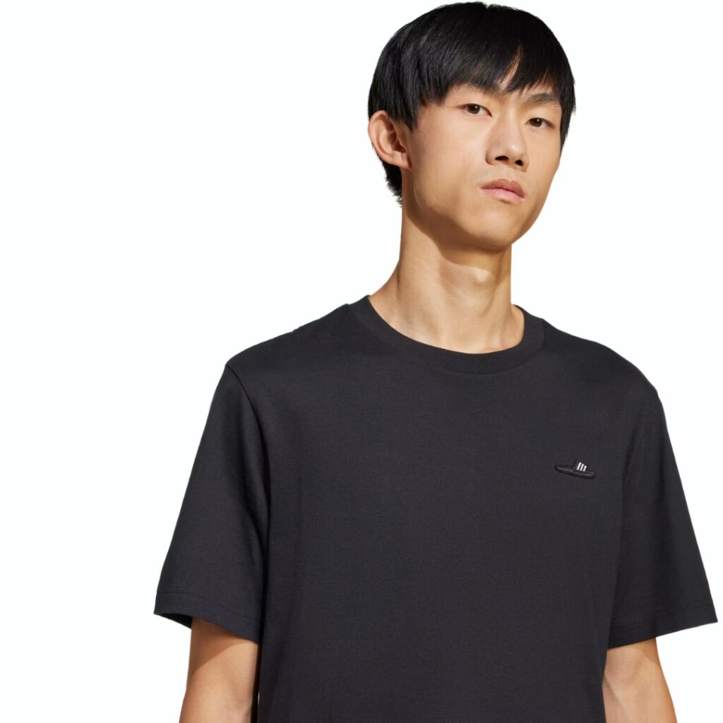 Adidas T-Shirt Lounge Slide Graphic - Black - immagine 2