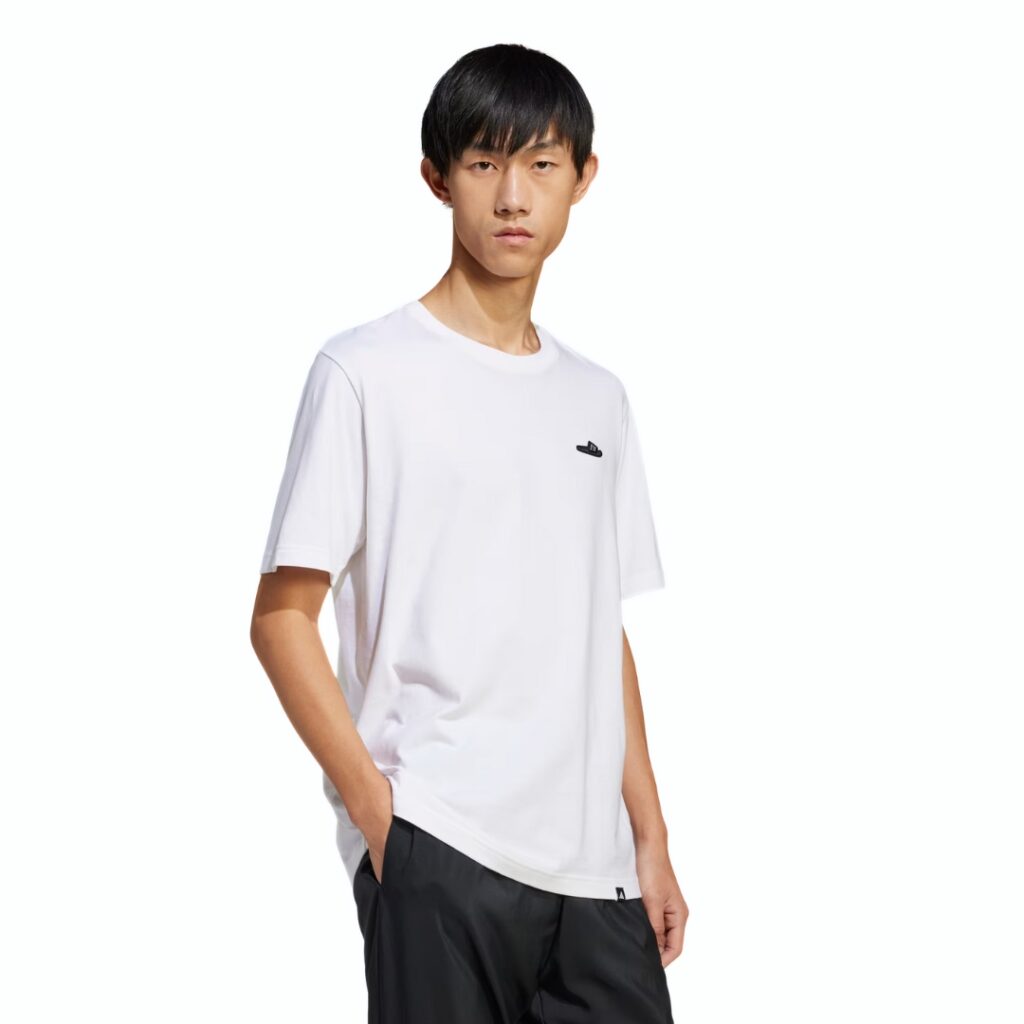 Adidas T-Shirt Lounge Slide Graphic - White - immagine 3