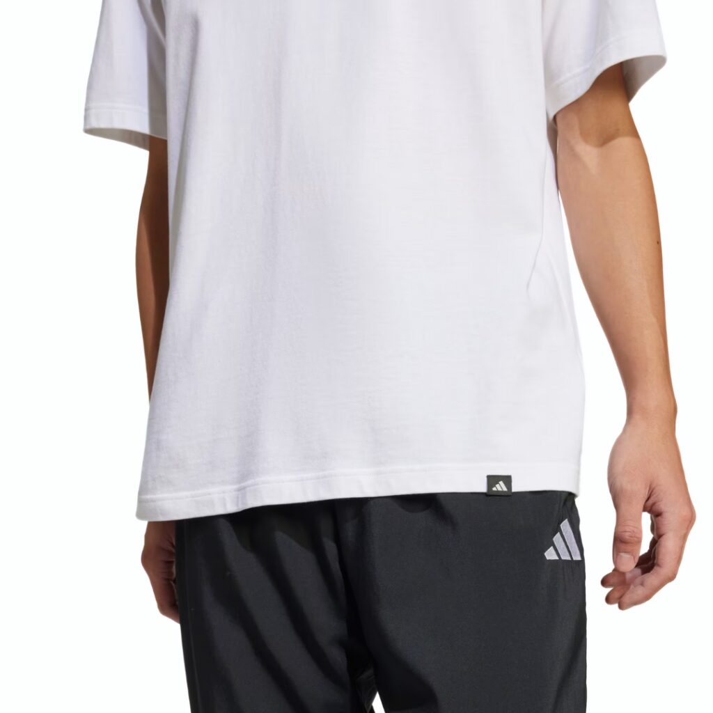 Adidas T-Shirt Lounge Slide Graphic - White - immagine 5
