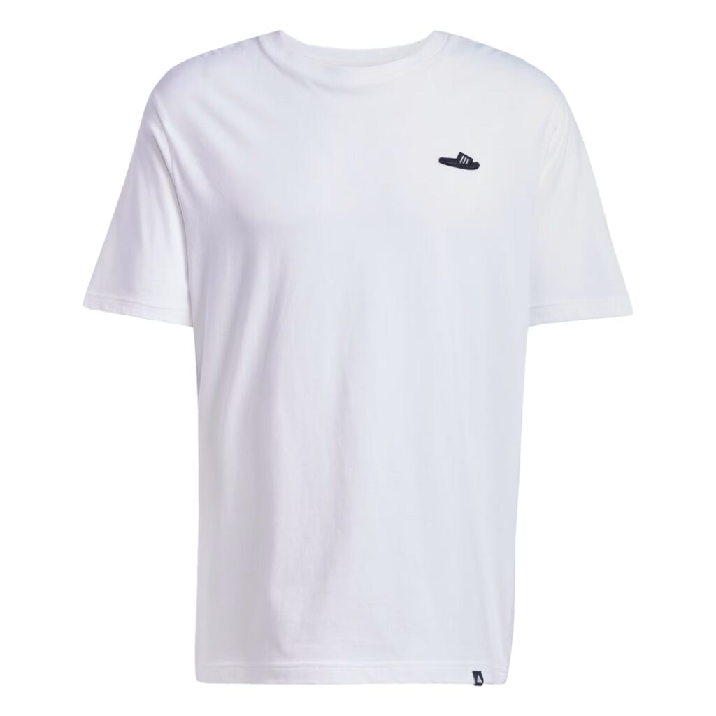 Adidas T-Shirt Lounge Slide Graphic - White - immagine 6