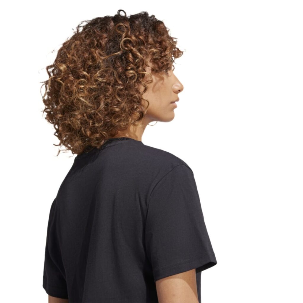 Adidas T-Shirt Tech Metallic Graphic - Black/Gold - immagine 3