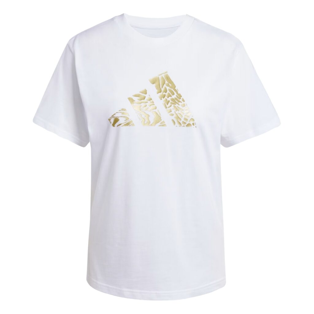 Adidas T-Shirt Tech Metallic Graphic - White - immagine 4