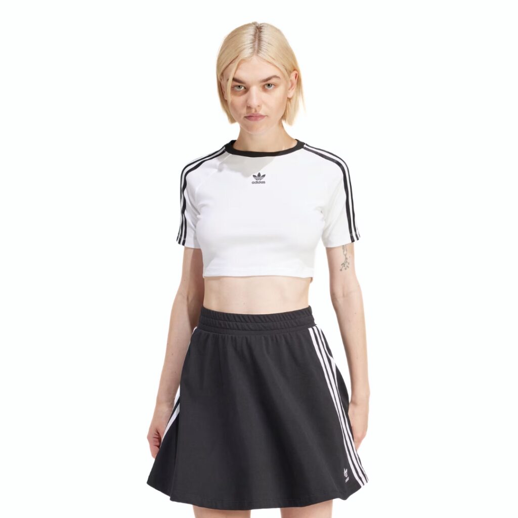 Adidas T-shirt 3-Stripes Baby - White